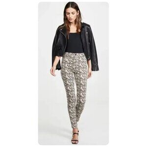 Good American Good Legs Snake Print High Rise Skinny Jeans sz 0 / 25